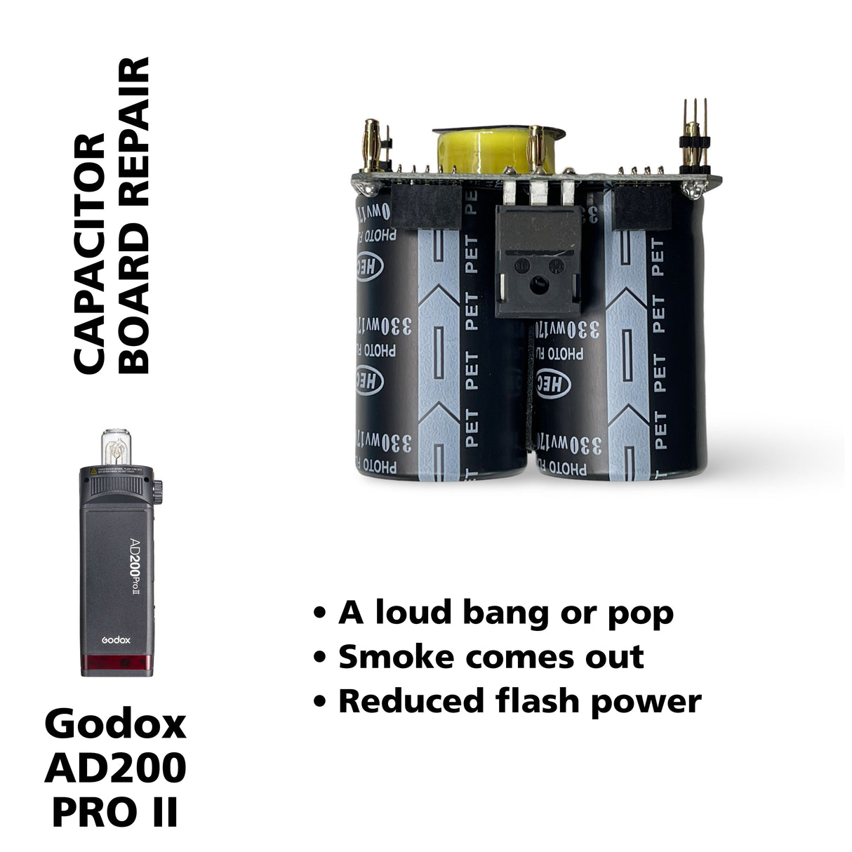 AD200Pro II Capacitor Board Repair