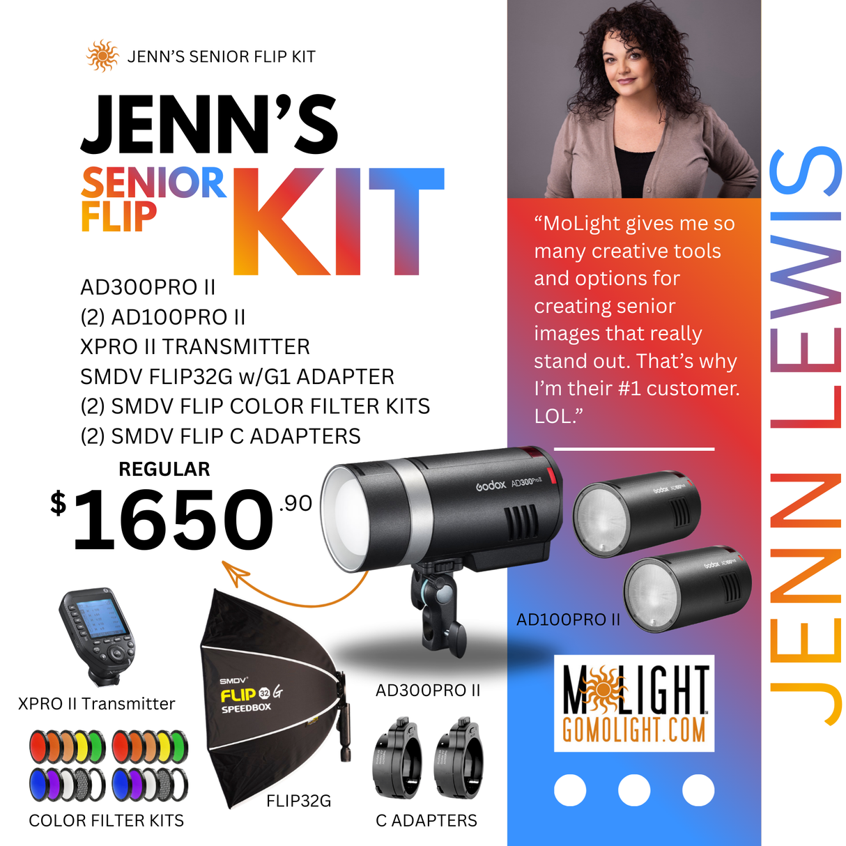 Jenn Lewis Senior FLIP Kit