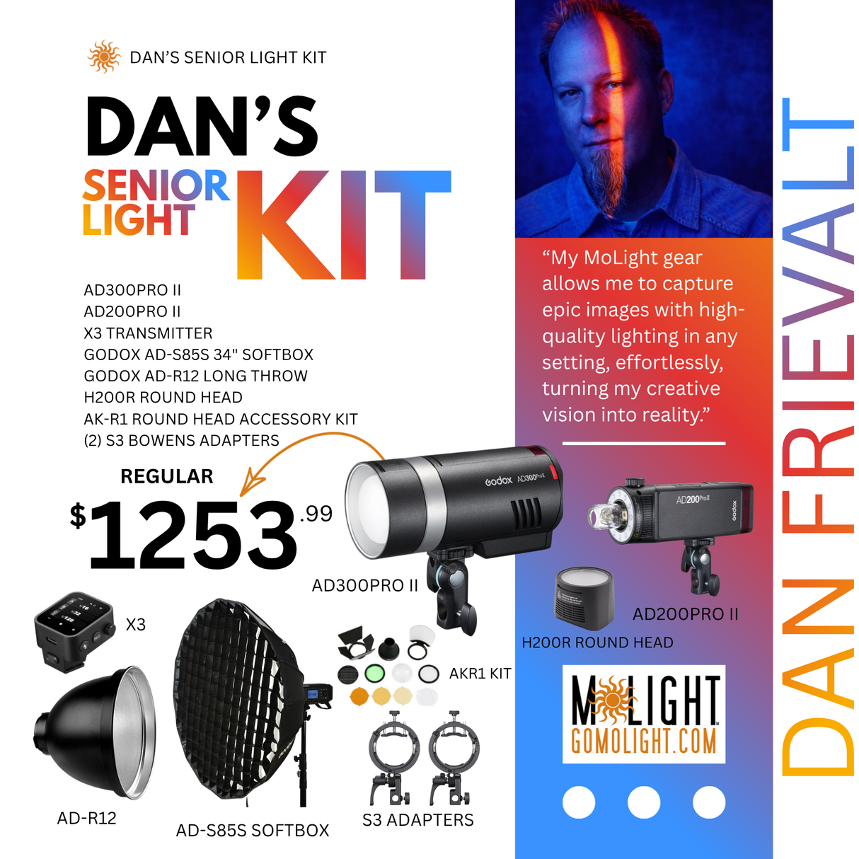 Dan Frievalt Senior Light Kit