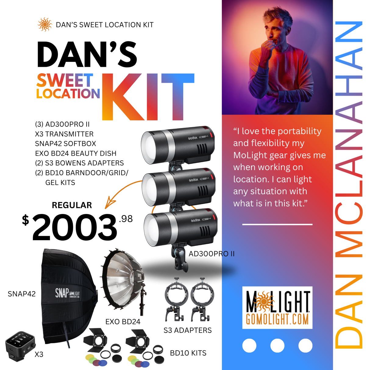 Dan McClanahan Sweet Location Kit
