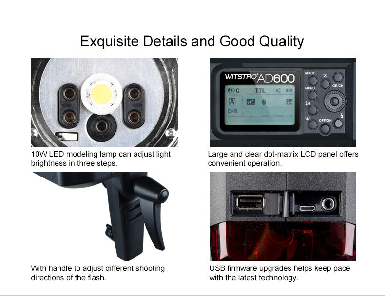 AD600BM - 600ws HSS Manual Flash - USED