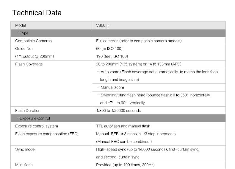 MoLight V860II Speedlight for FUJI
