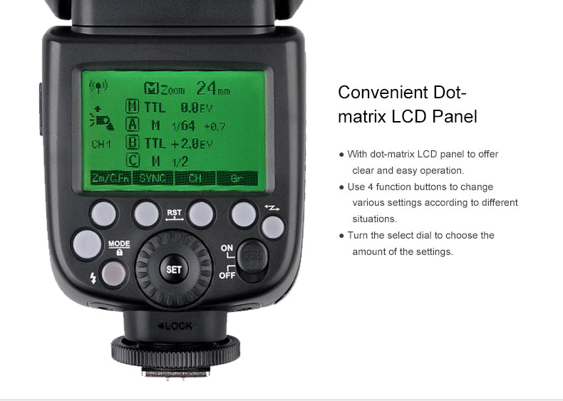 MoLight V860II Speedlight for OLYMPUS/PANASONIC