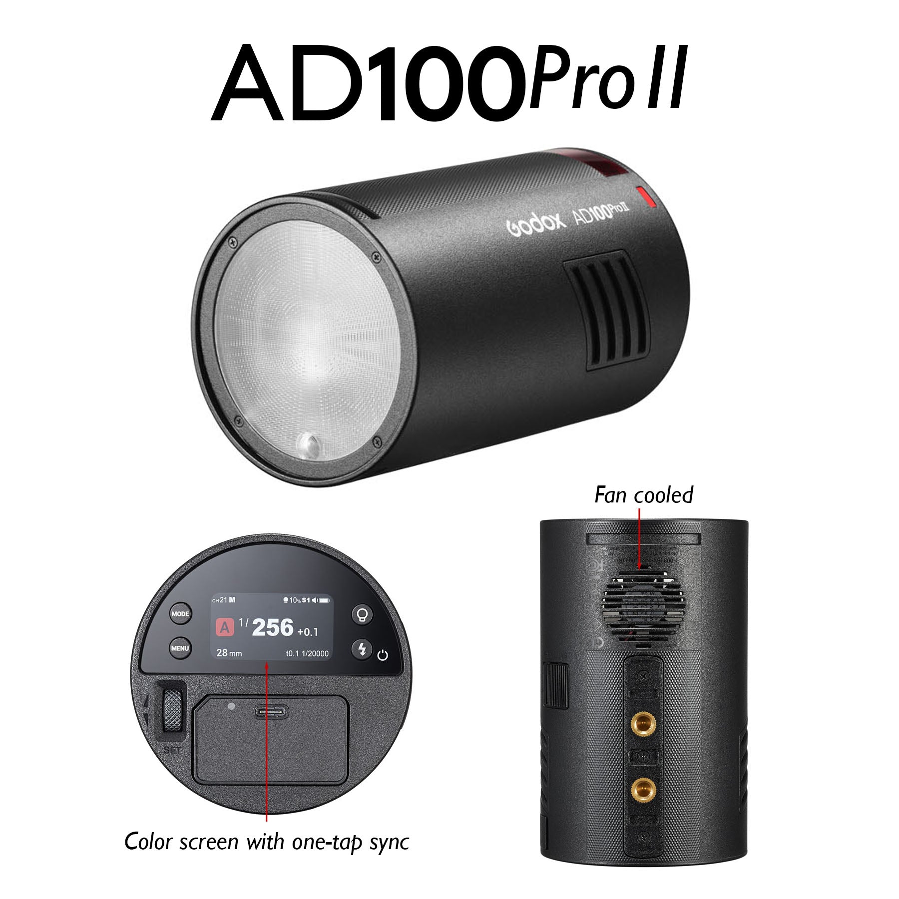 Godox AD100PRO II – 100Ws Portable Pocket Flash | MoLight