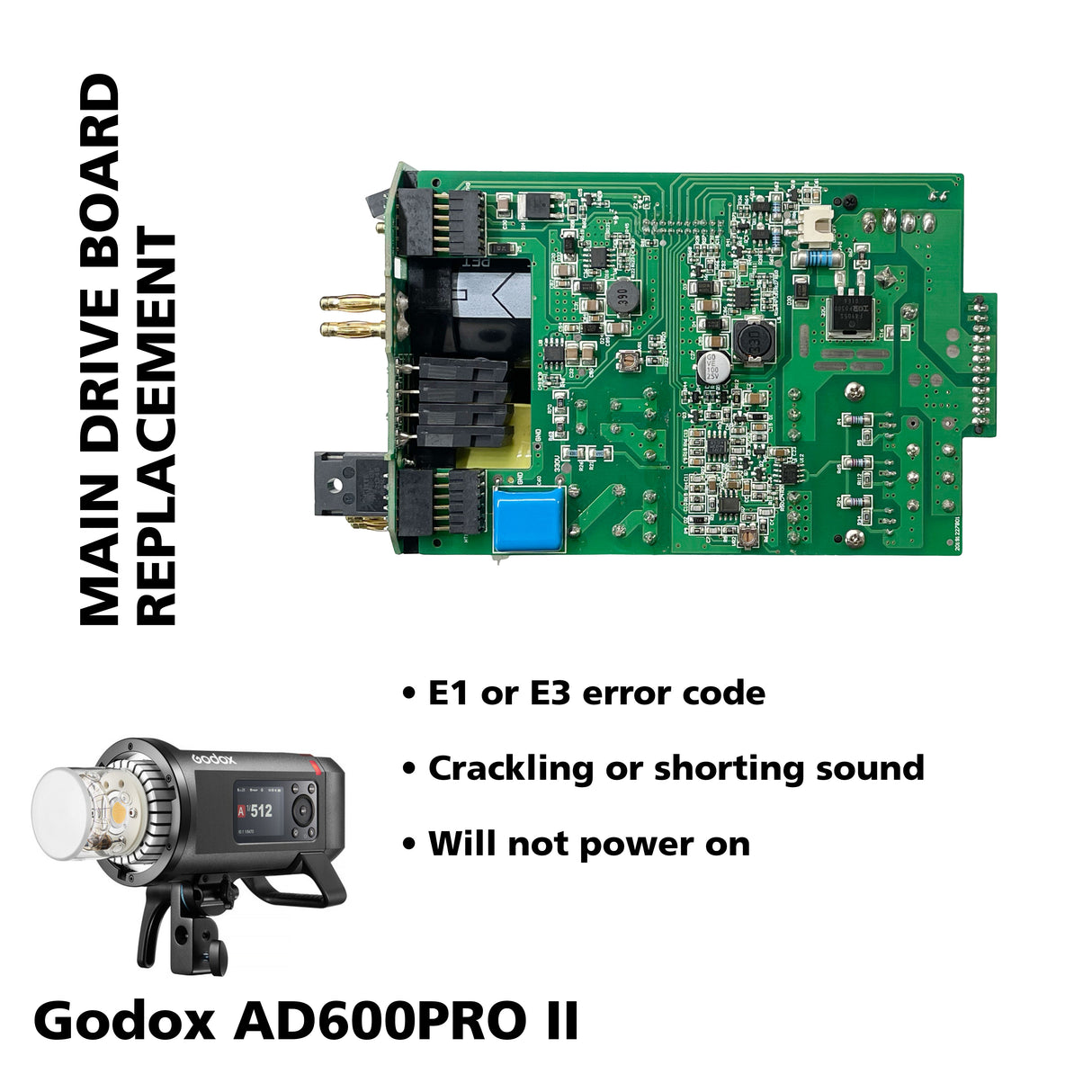 AD600Pro II E1/E3 Main Drive Board Repair