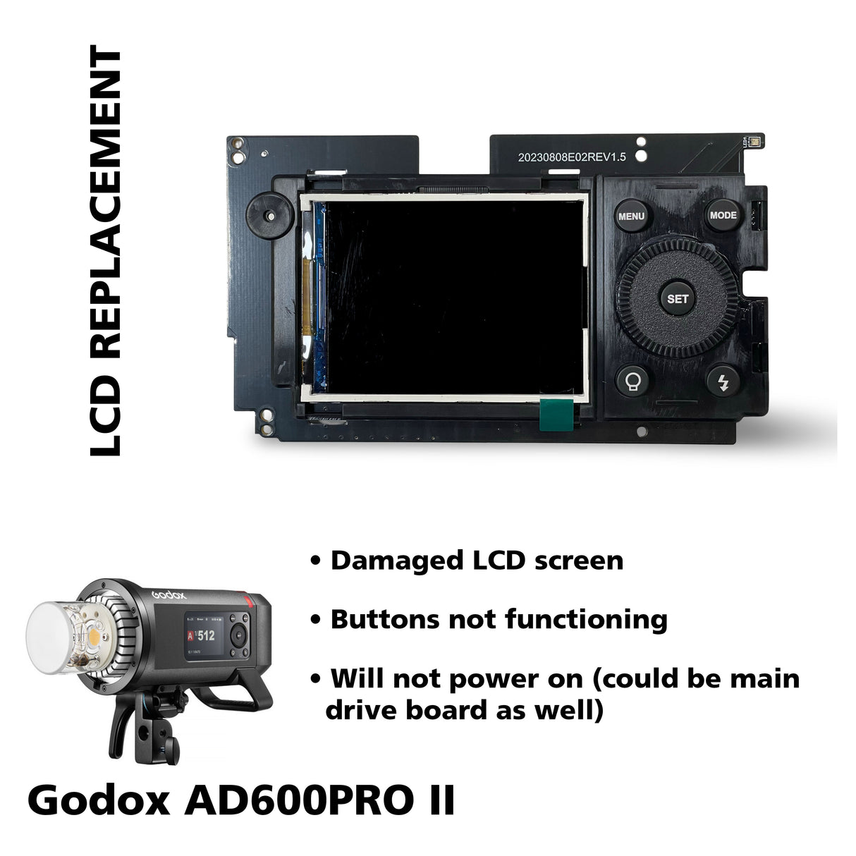 AD600Pro II LCD Replacement/Repair