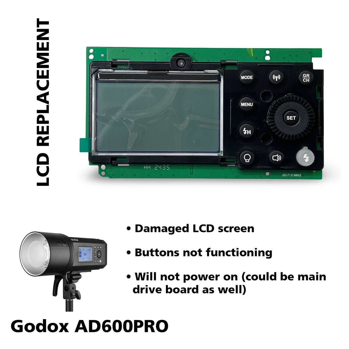 AD600Pro LCD Replacement/Repair