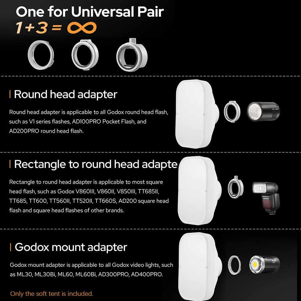 Godox ML-CS1625 Collapsible Softbox Diffusion Dome