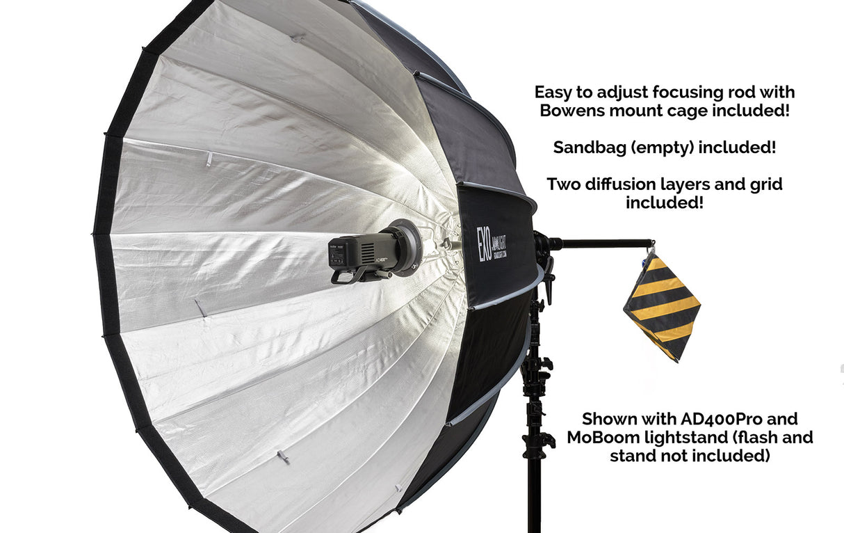 EXO120 Focusing Deep Parabolic + Focusing Rod