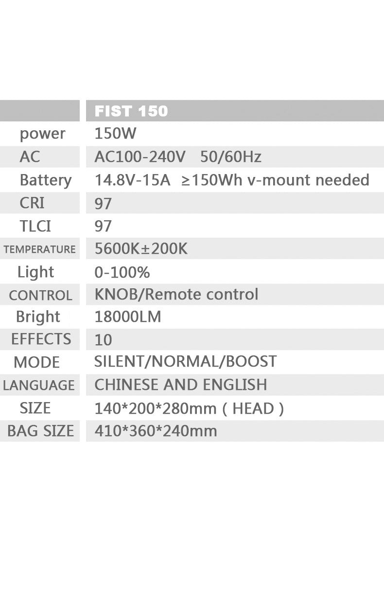 Golden Eagle FIST150 150w Portable LED