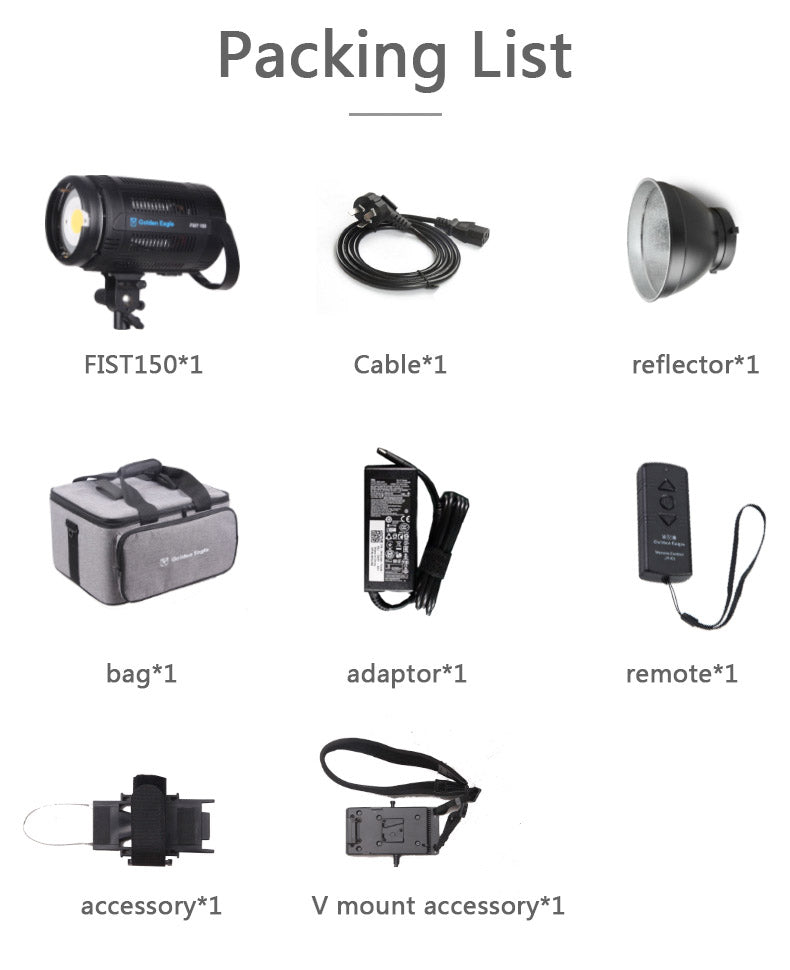 Golden Eagle FIST150 150w Portable LED