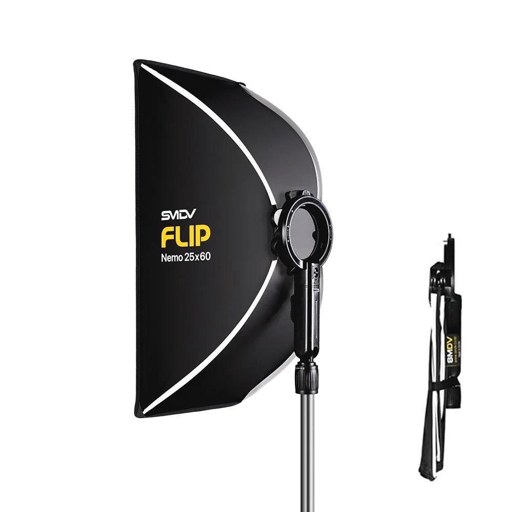 FLIP NEMO 10"x24" (25x60cm) Rectangular Stripbox