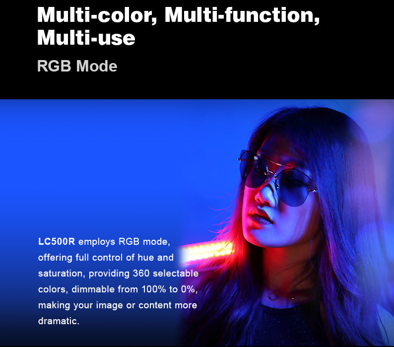 Godox LC500R RGB Colored LED Light Stick