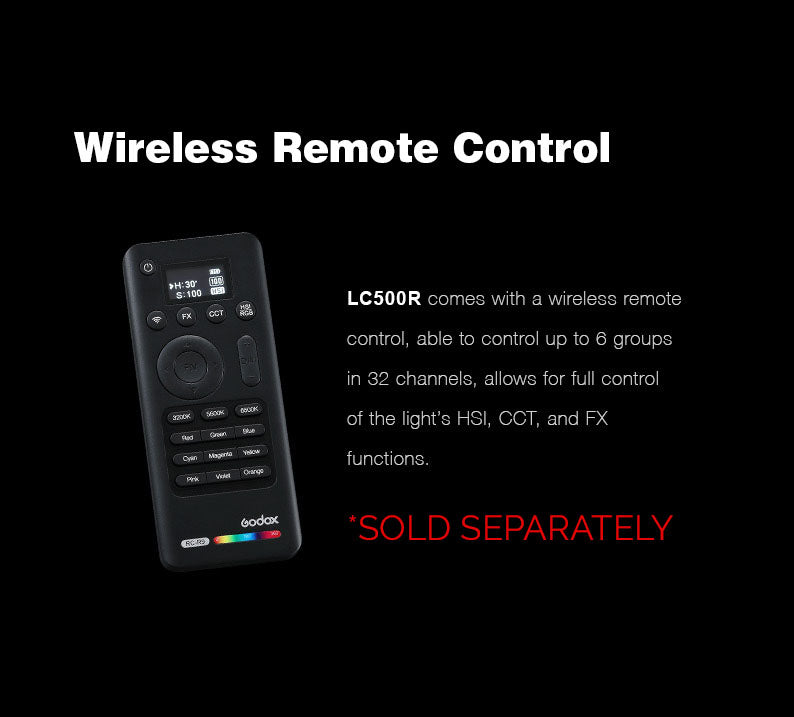 Godox LC500R RGB Colored LED Light Stick