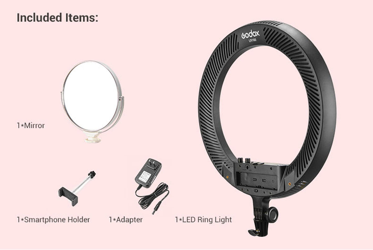 Godox LR160 BiColor LED Ring Light