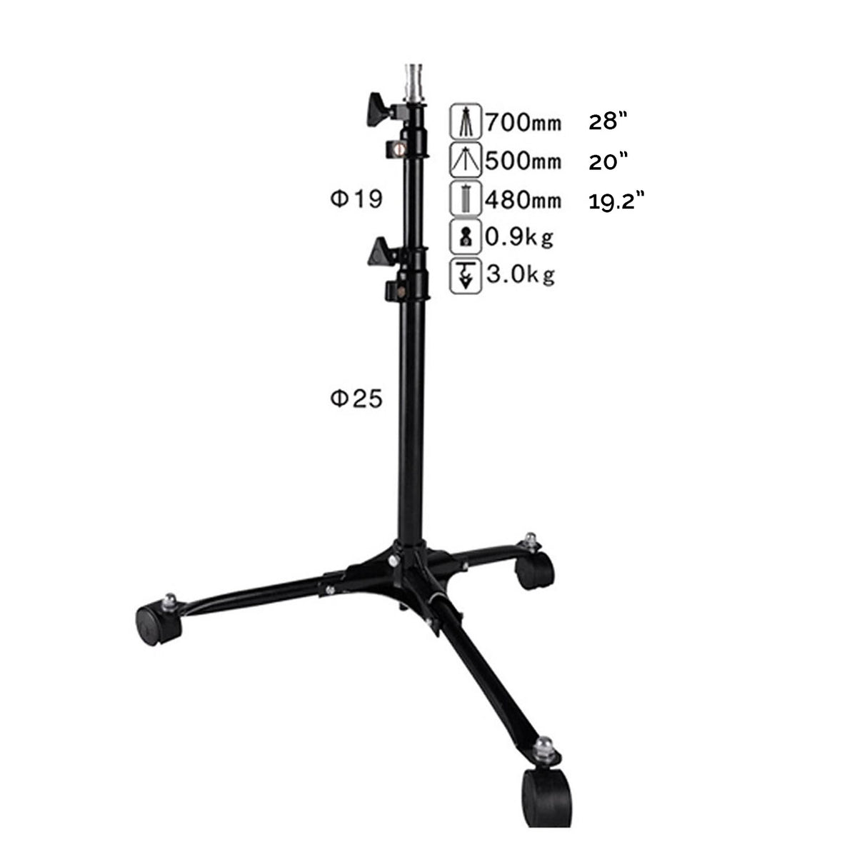 LS70 Adjustable Low Backlight Stand