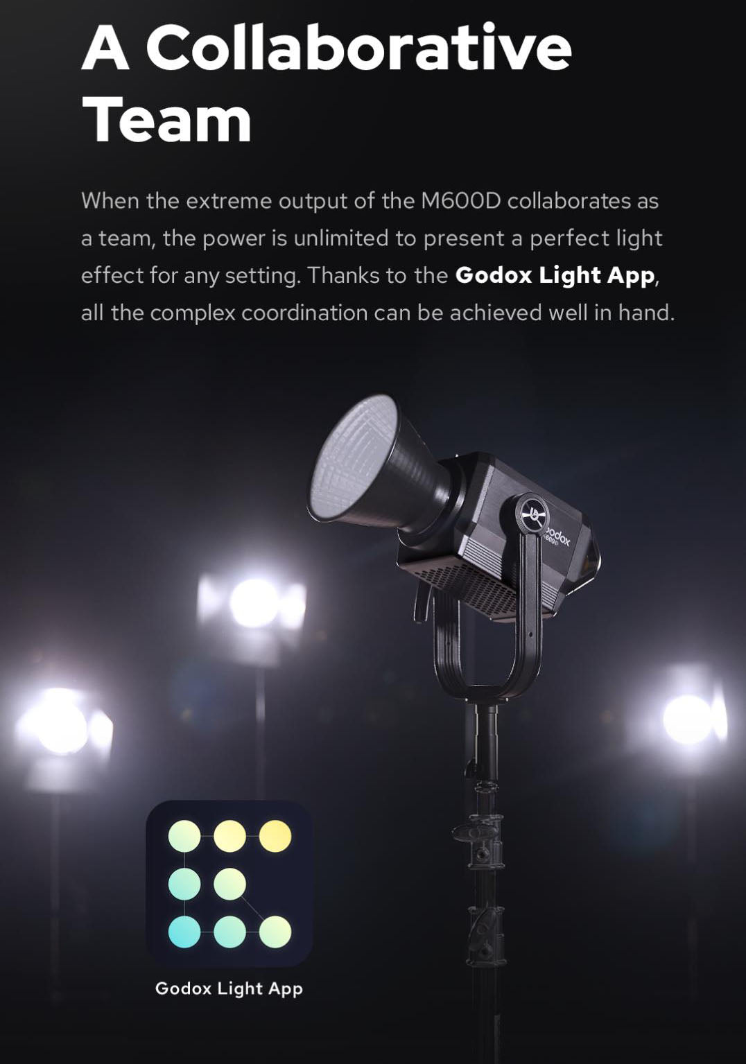 Godox M600D 740w KNOWLED