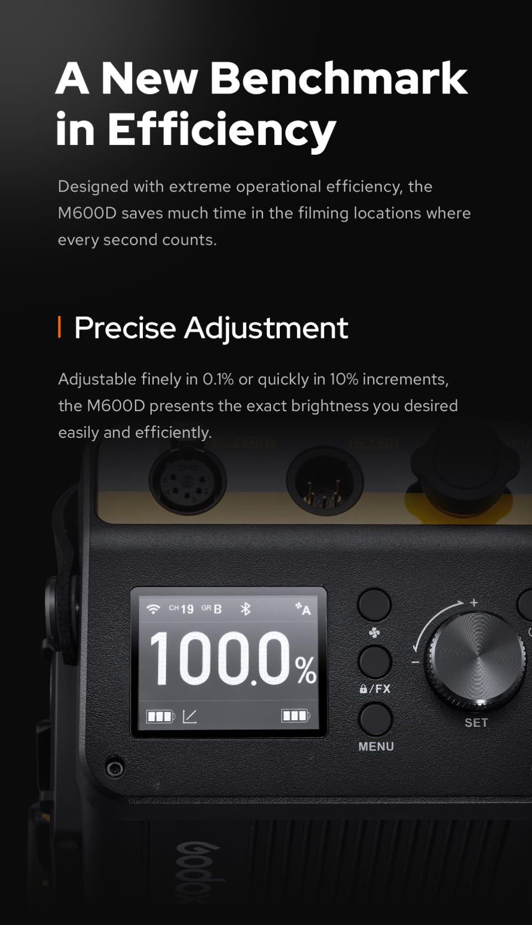 Godox M600D 740w KNOWLED