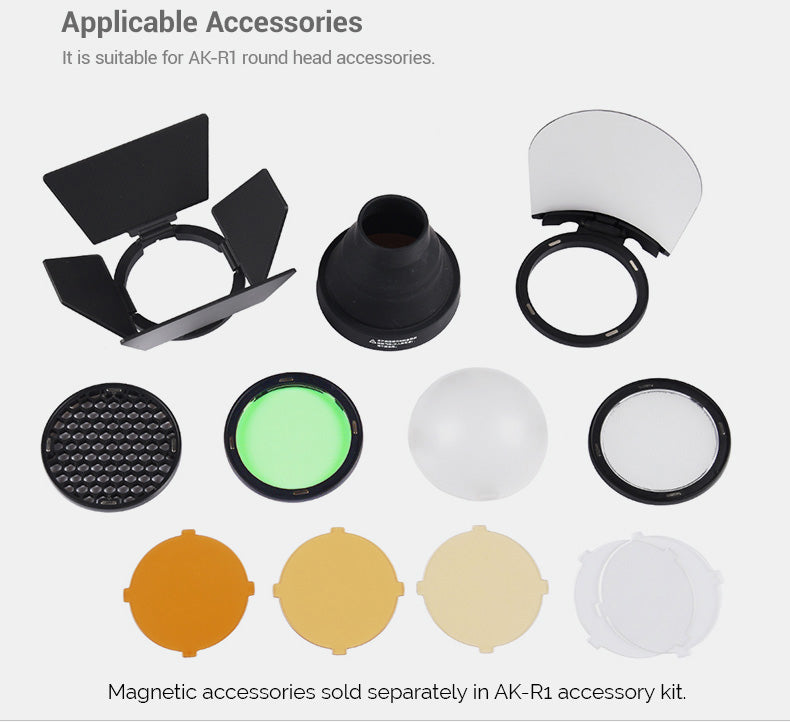 S-R1 Round Speedlight Adapter