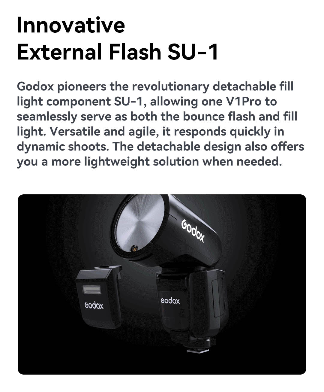 Godox V1 Pro S Speedlight for Sony USED