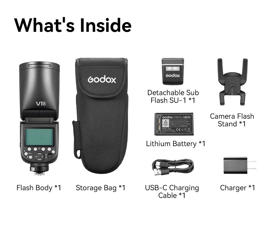 Godox V1 Pro S Speedlight for Sony USED