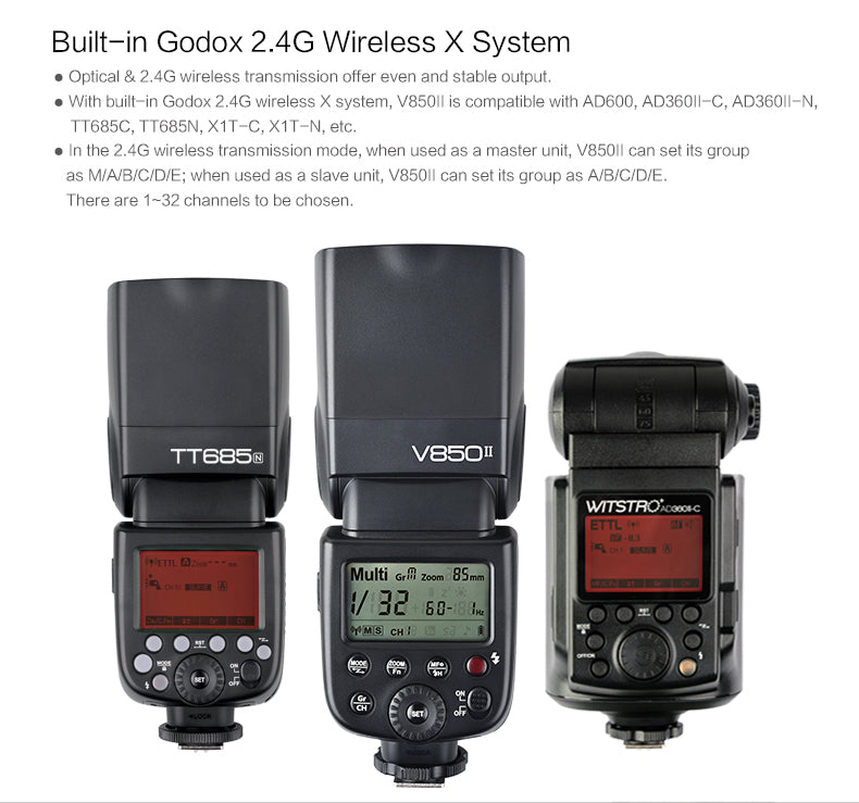 MoLight Godox V850II Manual Speedlight