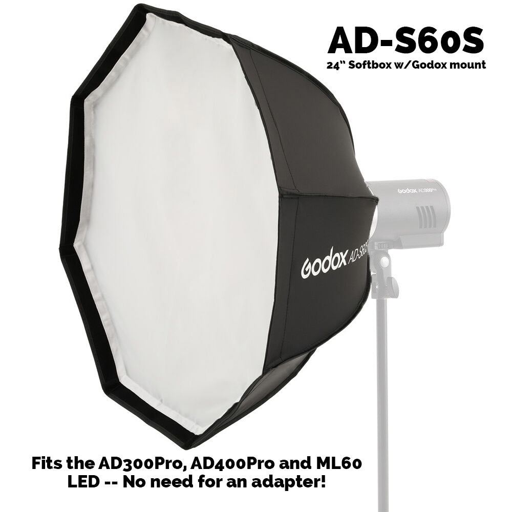 Godox AD-S60S 24" Softbox with Godox Mount