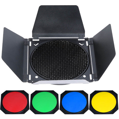 BD04 Barndoors Grid and Gels for the Godox ADR6 7" Reflector