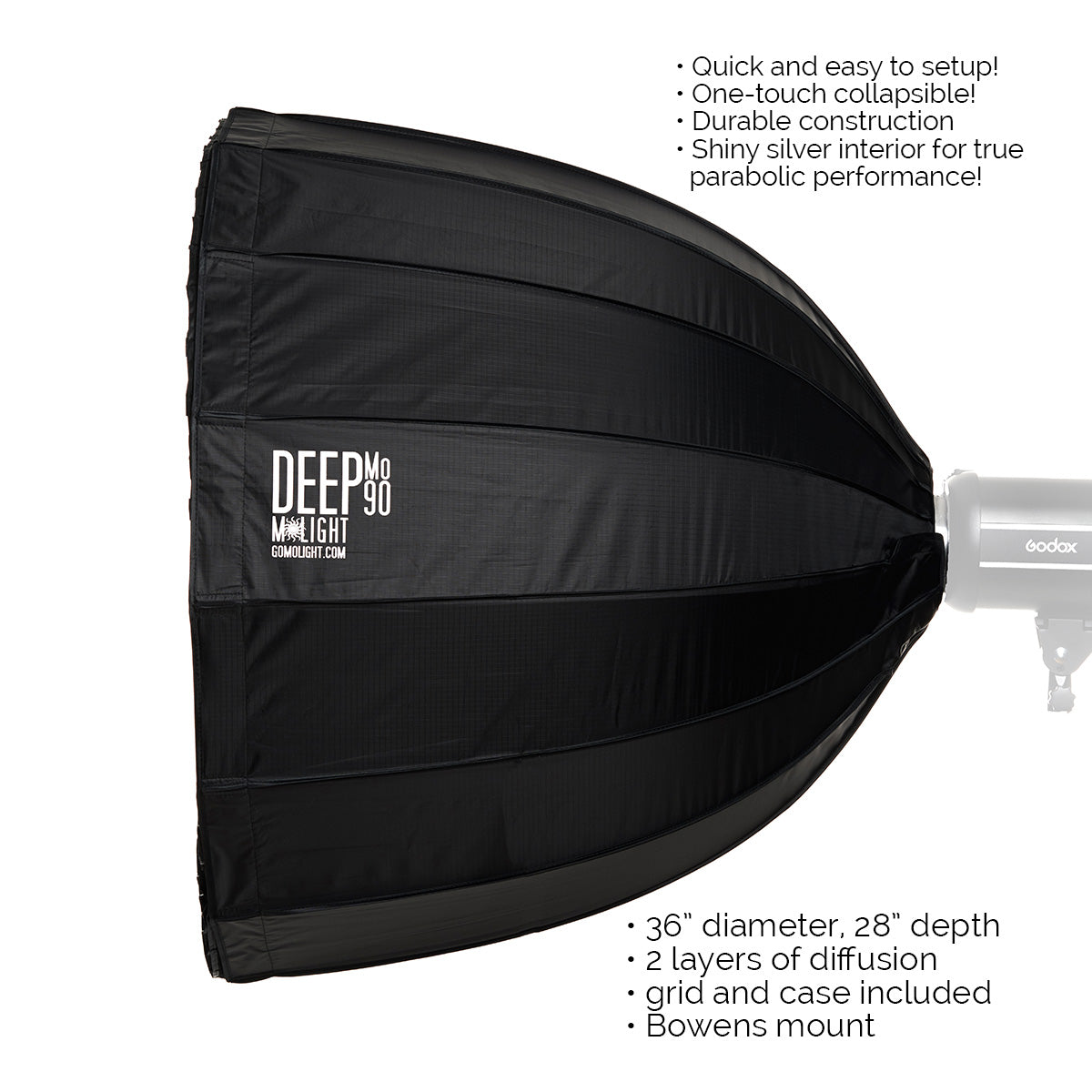 DeepMo 90 Deep Parabolic Softbox
