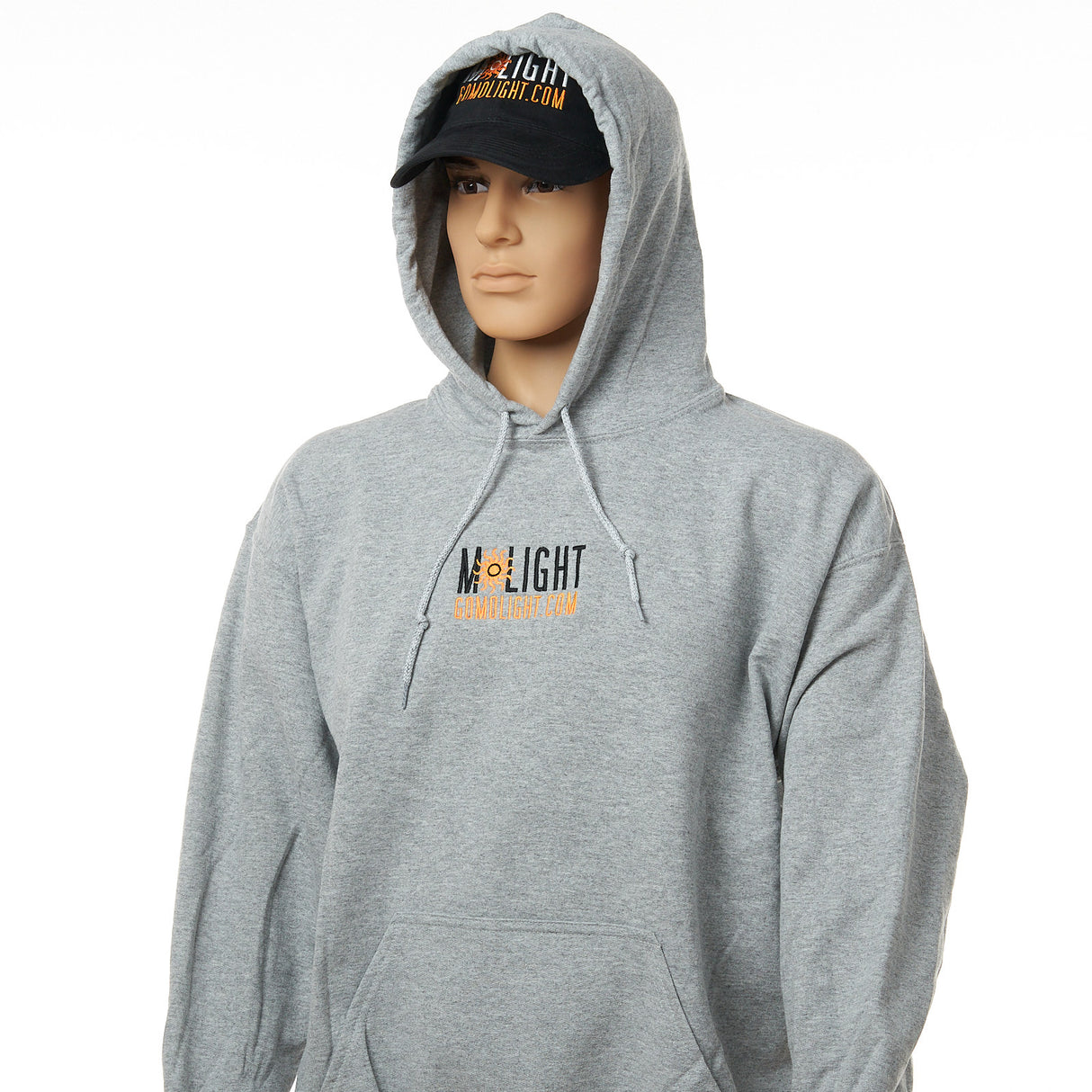 Gray Hooded Sweatshirt