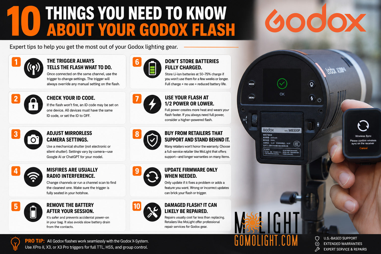 10 Things Every Photographer Needs to Know About Their Godox Flash