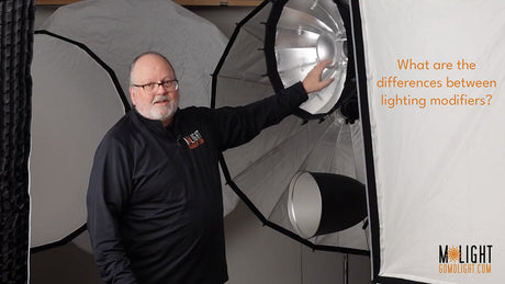 What are the differences between lighting modifiers?