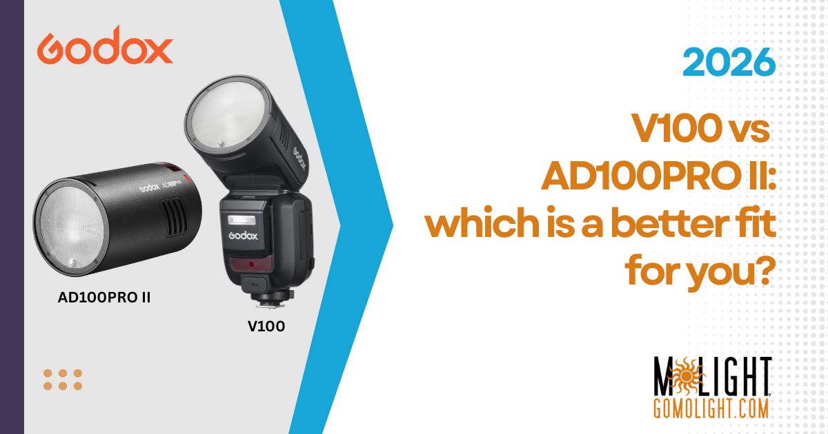 Should I buy a Godox V100 or an AD100Pro II?