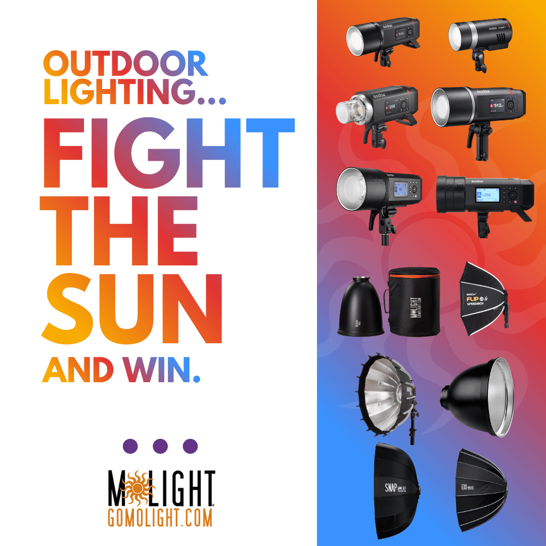 Portable Photography Lighting for Outdoor and On-Location Shoots