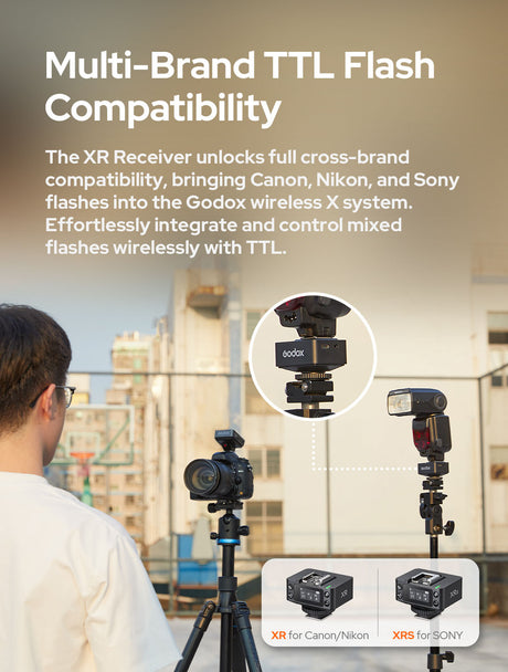 Godox XR TTL Wireless Receiver for Canon and Nikon