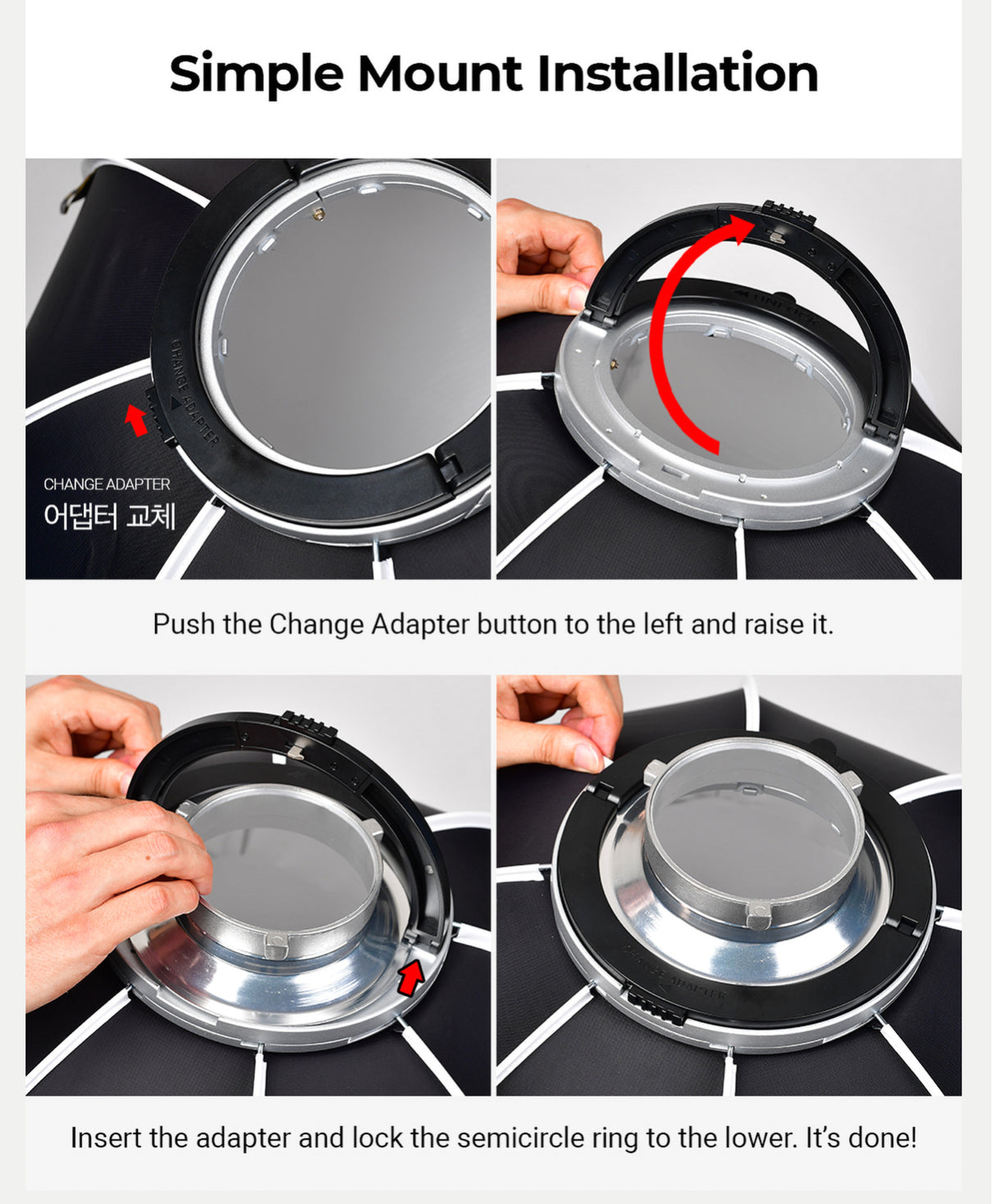 SMDV FLIP Bowens Mount Ring