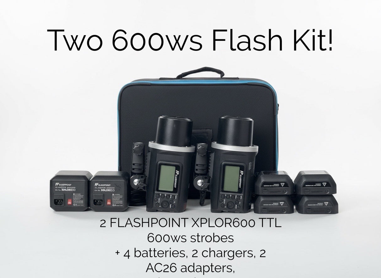 XPLOR600 TTL (AD600B) 2 Light Kit - USED