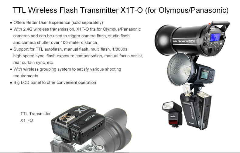 MoLight V860II Speedlight for OLYMPUS/PANASONIC