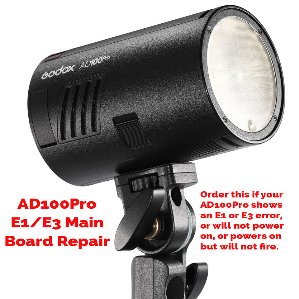 AD100Pro E1/E3 Main Board or Capacitor Repair – MoLight