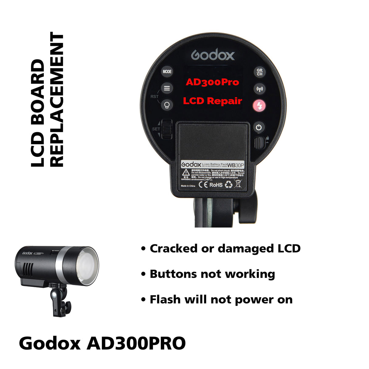AD300Pro LCD Repair