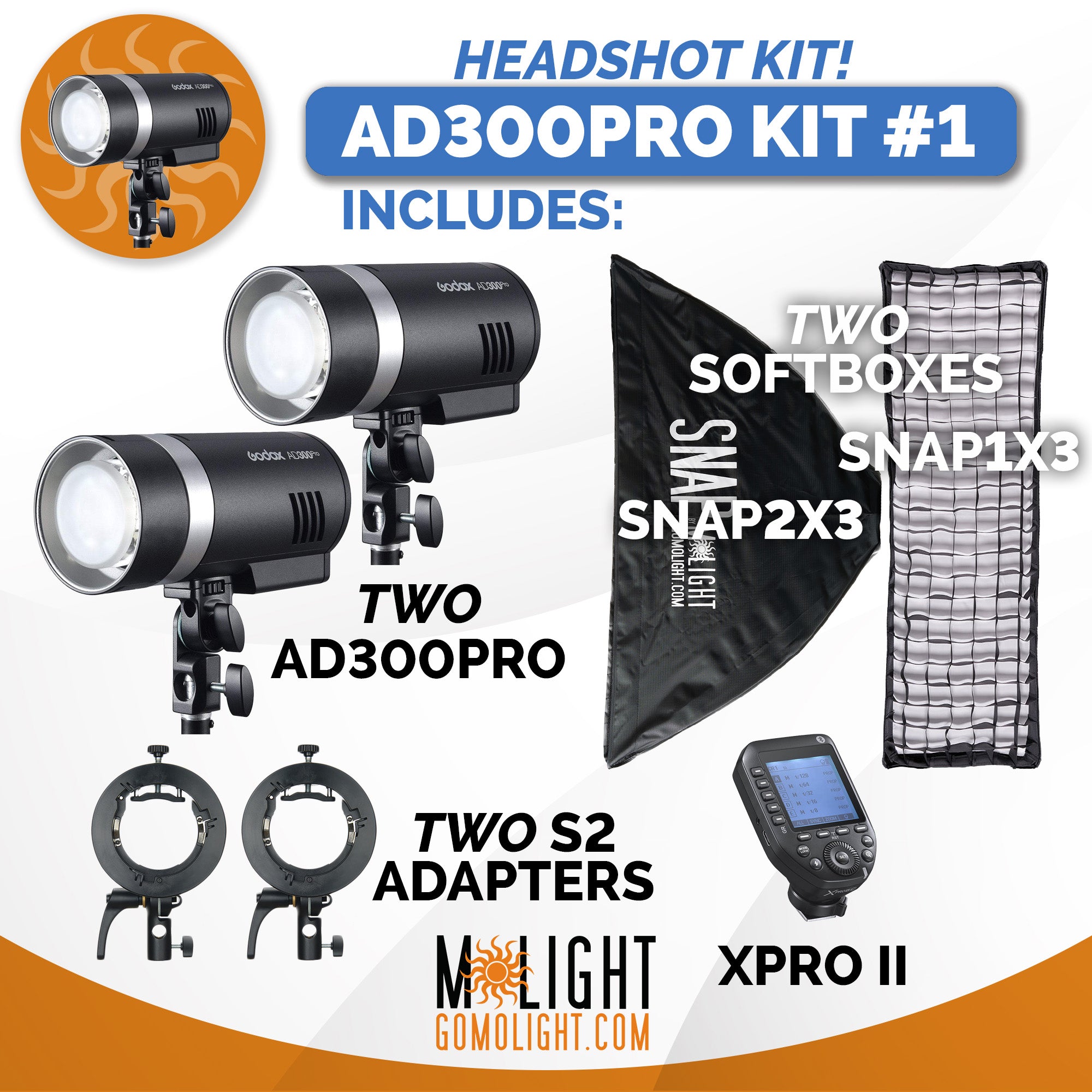 AD300Pro Kit #1 – MoLight