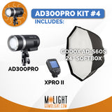 AD300Pro Kit #4 with Godox AD-S60S 24" Octabox