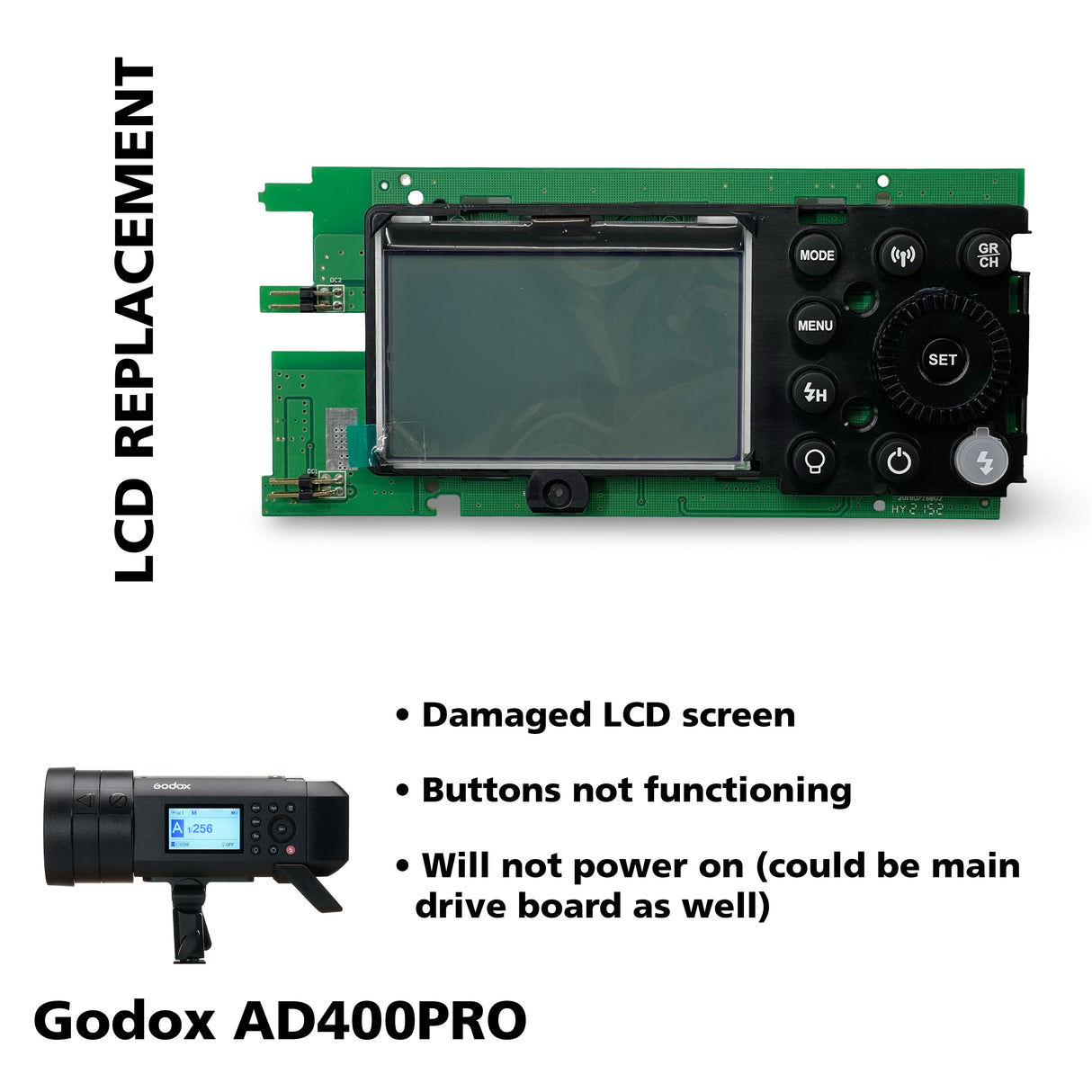 AD400Pro LCD Replacement/Repair