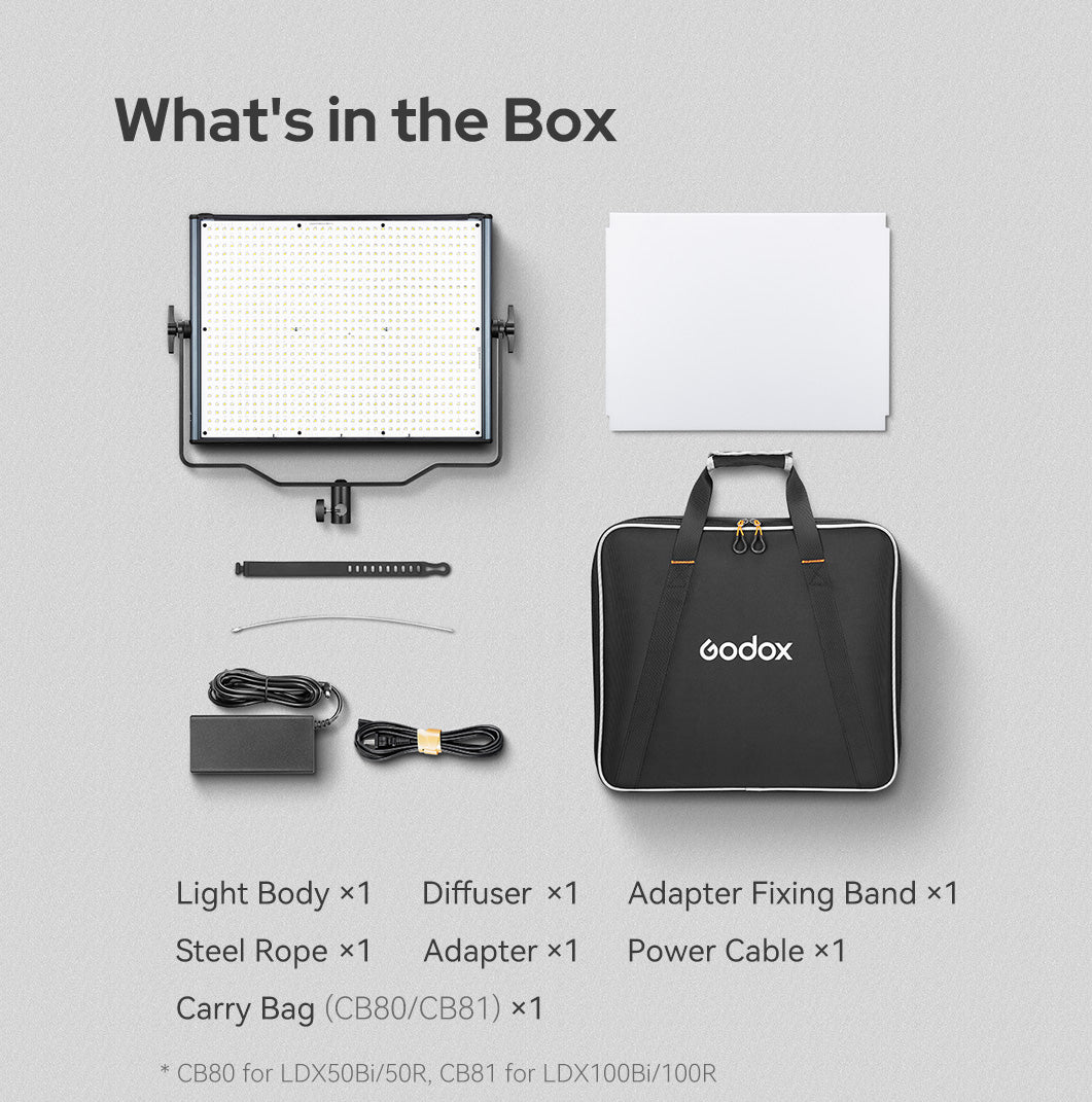 Godox LDX50R RGBWW Light Panel – MoLight