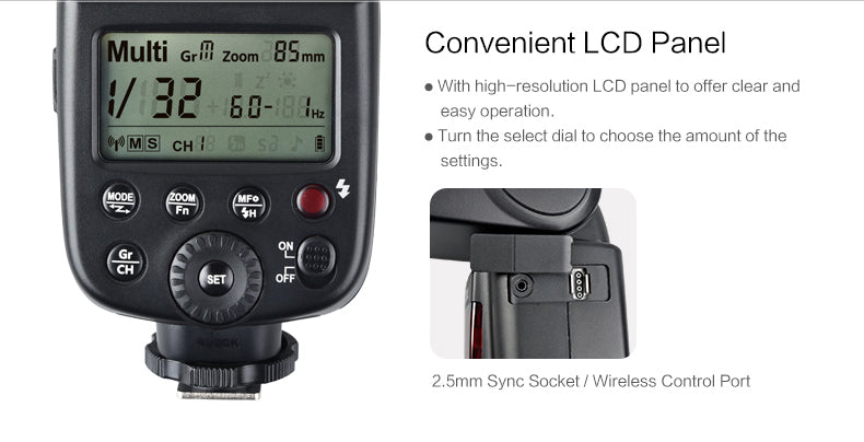 MoLight Godox V850II Manual Speedlight