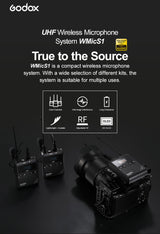 Godox WMicS1 Kit 1 - Wireless Lavalier Mic System