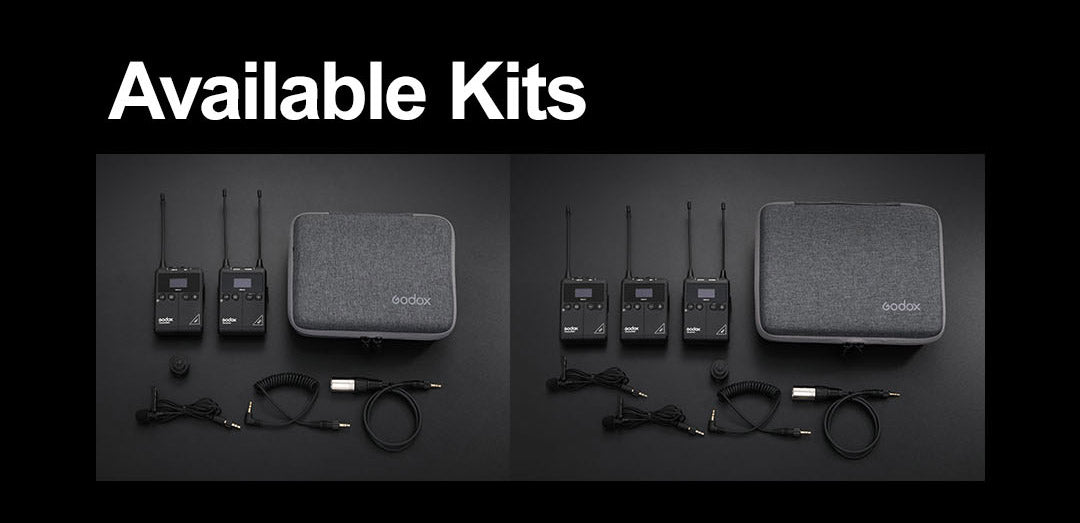 Godox WMicS1 Kit 2 Wireless Lavalier Microphone System