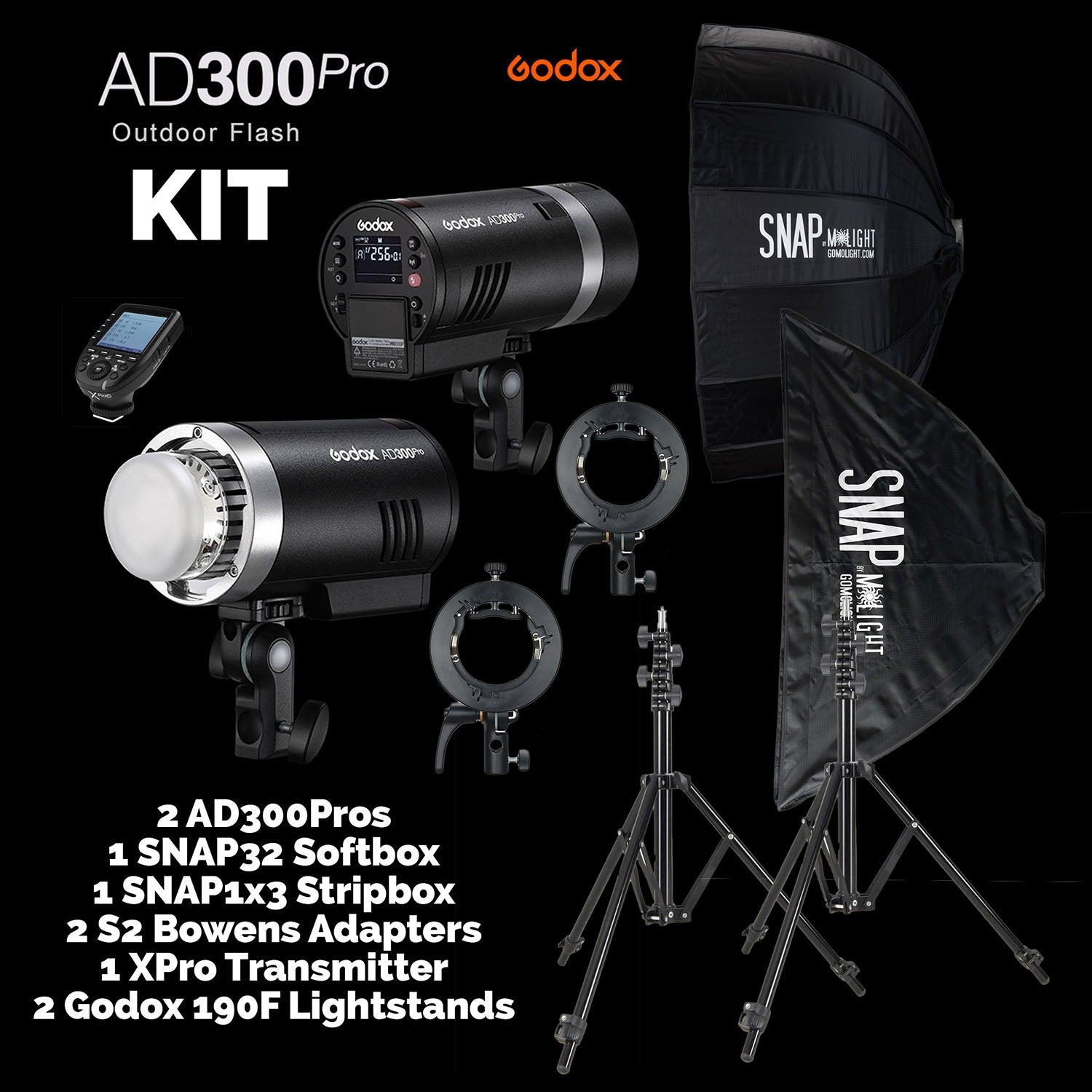 AD300Pro Kit #1 – MoLight