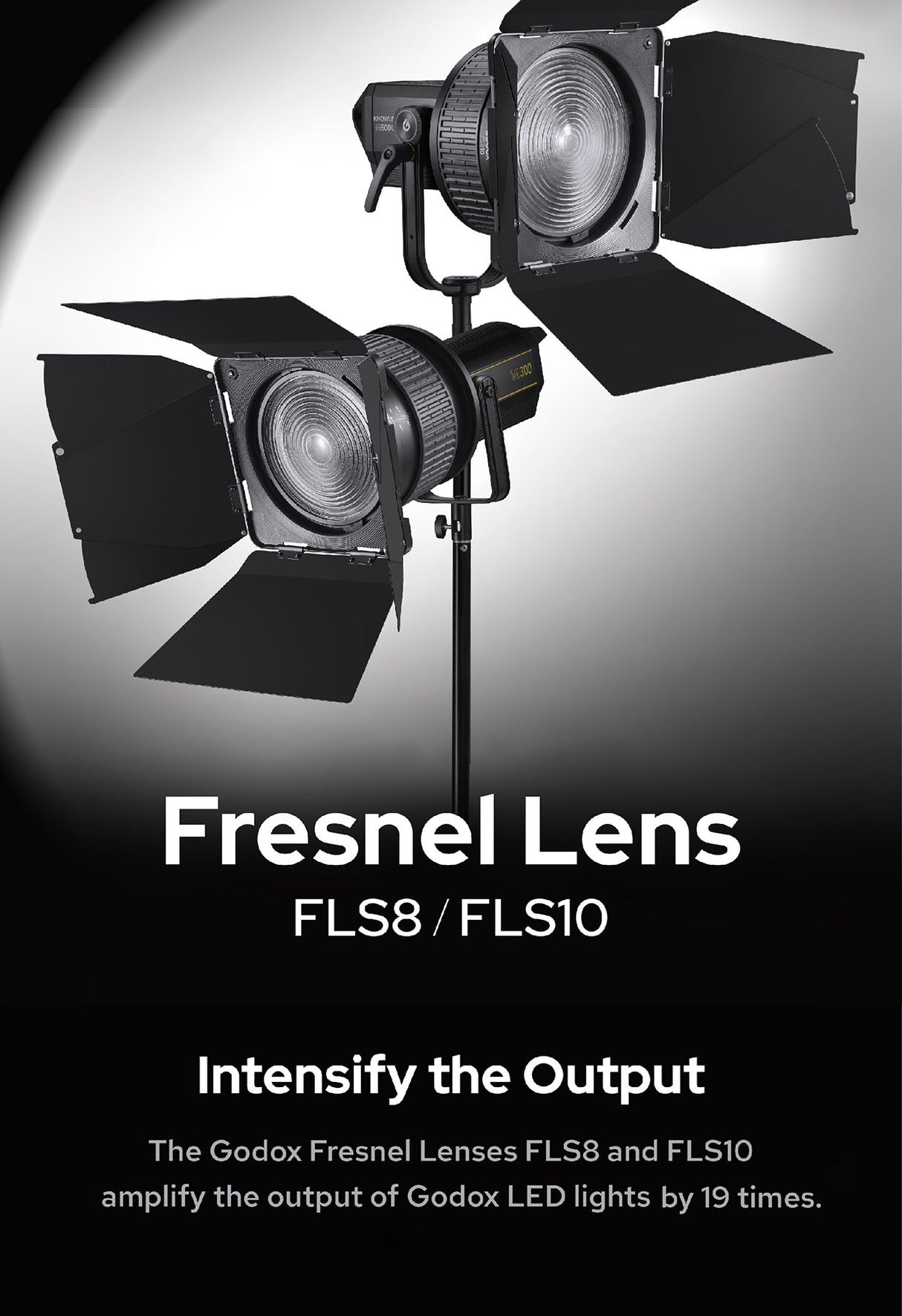 Godox FLS10 Fresnel Lens for Bowens Mount LEDs