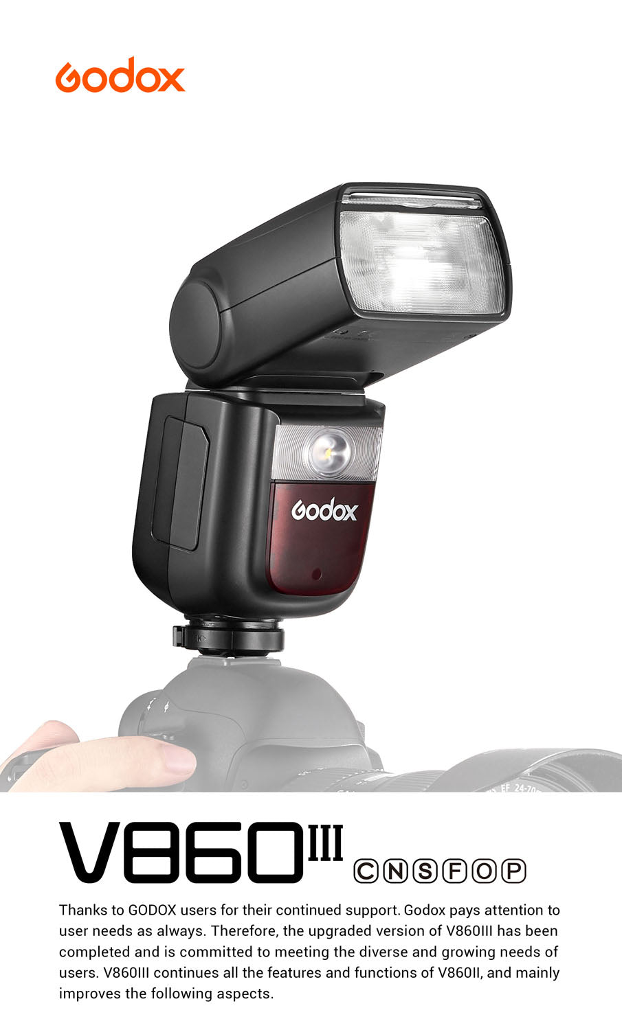 Godox V860III Canon Speedlight